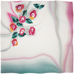 AM-1038 Hand Painted Silk Scarf