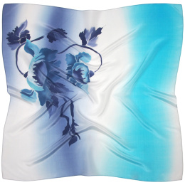 AM-1040 Hand Painted Silk Scarf