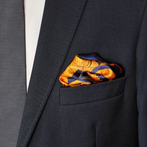 Jedwabna Poszetka Zodiak Panna, 30x30cm