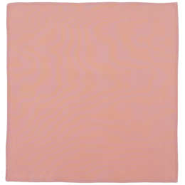 Pink silk pocket square monochrome, rose gold 30x30 cm