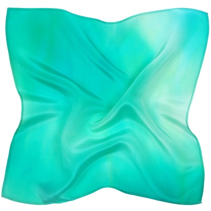 Męska jedwabna poszetka do brustaszy w marynarce ręcznie malowana 30x30 cm