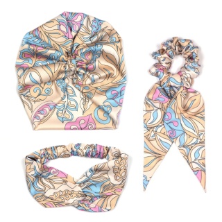 Hair accessories in the Pastel Beige set