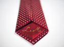 KR-557 Elegancki jedwabny krawat żakardowy w paski