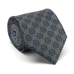 IT-009 Italian silk tie sewn by hand in Poland - Milano Collection