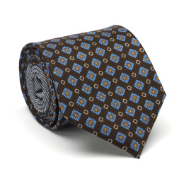 IT-007 Italian silk tie sewn by hand in Poland - Milano Collection
