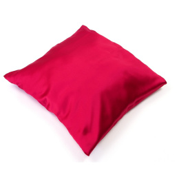 Jedwabna poszewka na poduszkę z czerwona 50x60 cm
