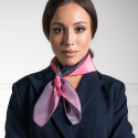 AC9-037 Hand-shaded silk scarf, 90x90cm