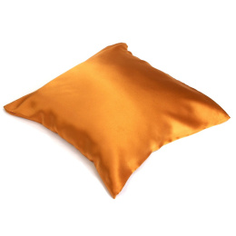 Jedwabna poszewka na poduszkę z satyny złota 50x60 cm