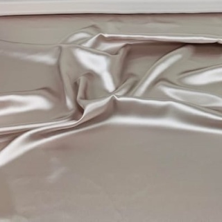 Silk satin fitted sheet 90x200 cm