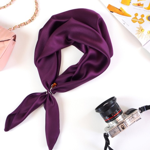 AS7-031 Jedwabna Apaszka Satyna, 70x70cm