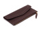 Women's wallet small clutch bag dark brown