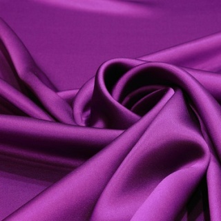 Violet silk satin scarf, 90x90 cm AS9-004