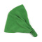 Women's green silk headscarf with elastic band