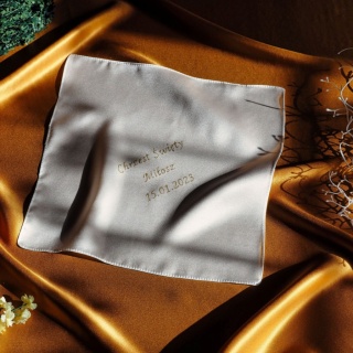 Silk robe for Baptism - manual personalization