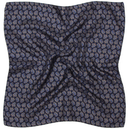 Men's silk scarf with a fashionable paisley pattern