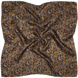Herrenschal aus Seide mit modischem Paisley-Muster 60x60 cm