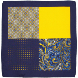 PJ-324 Silk Pocket Square with Pattern