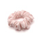 Scrunchie silk hair band light pink