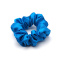 Scrunchie silk hair band, blue