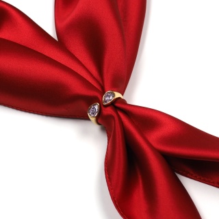 Scarf clip, scarf buckle or shawl, lilac