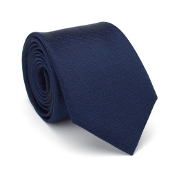 KR-014 Męski krawat do garnituru tkany żakardowy jedwabny