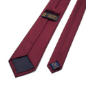 KR-022 Men's red silk tie - elegant tie as a gift