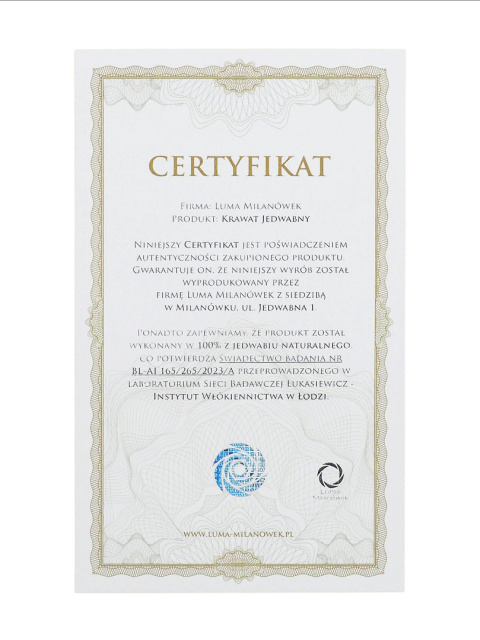 KR-004 Eksluzywny krawat męski z modnym wzorem paisley 100% jedwab