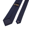 KR-024 Navy blue men's silk tie - an elegant gift tie