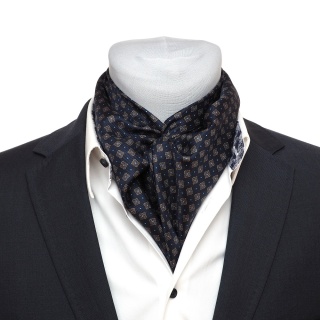 Men's silk Italian pattern 70x70 cm