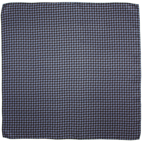 Fular męski jedwabny włoski wzór 70x70 cm