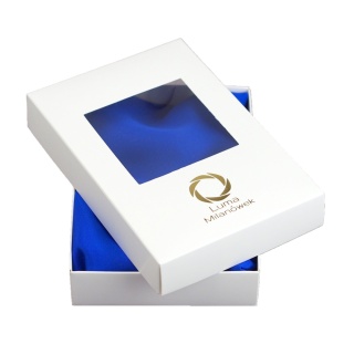 Thick scrunchie scrunchie Sapphire Pearl