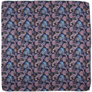 Silk paisley men's scarf 70x70 cm