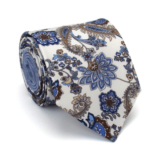 Men's silk tie paisley pattern IT-082
