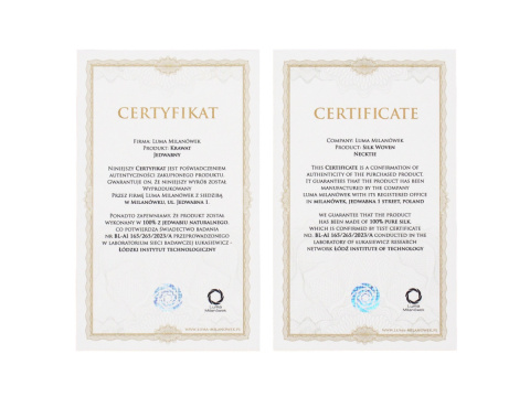 IT-091 Krawat męski, krawat na prezent z certyfikatem