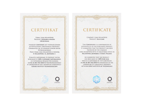 Jedwabna gawroszka dwustronna w geometryczne wzory 53x53cm AD5-002