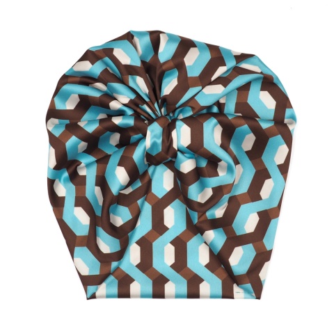 Turban do włosów – Geometryczny kalejdoskop TP-013