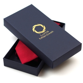 KP-04 Red microfiber tie, tie factory