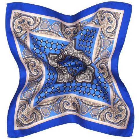 Poszetka jedwabna, dodatek do garnituru, prezent dla mężczyzny, 30x30 cm