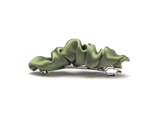 Silk hairpin olive color