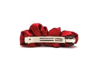Silk hairpin red color