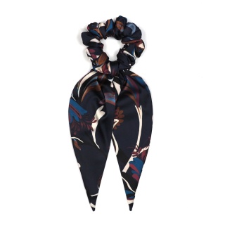 Decorative hair elastic with ribbon Parisian Twilight