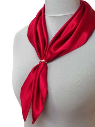 A clip for a scarf, a buckle for a scarf or shawl, a snake with zirconia