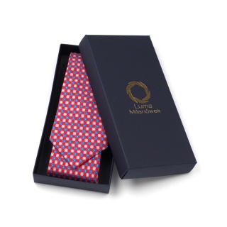 OUTLET Emanuele, luksusowy krawat, pięknie zapakowany