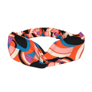 Fabric hairband Peacock Constellation