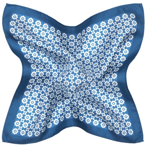 PJ-268 Silk Pocket Square With Patterns 30x30 cm