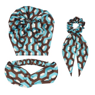 Fashion Hair Accessories Set Geometric Kaleidoscope