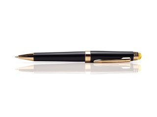 Gold Pen with Amber DZ-12