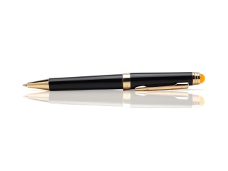 Golden Pen with Yellow Jade DZ-16