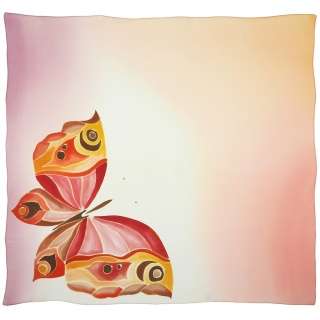 Apaszka jedwabna ręcznie malowana 88x82cm AM-1029