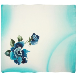 Apaszka jedwabna ręcznie malowana 89x81cm AM-1030